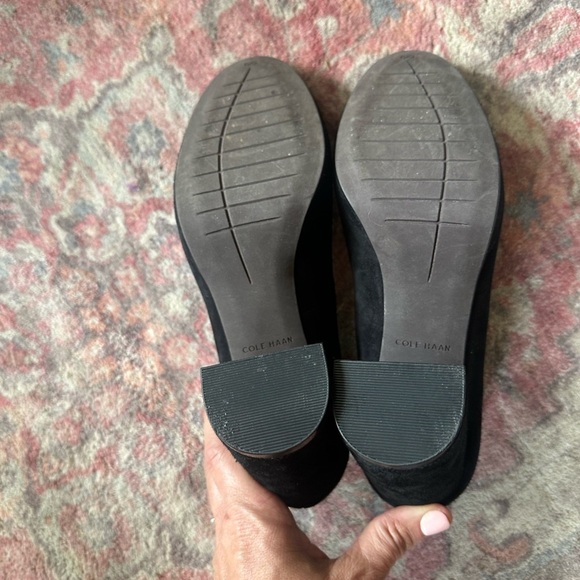 COLE HAAN Renner Grand Pump II Black Suede Size 7 - Picture 7 of 9
